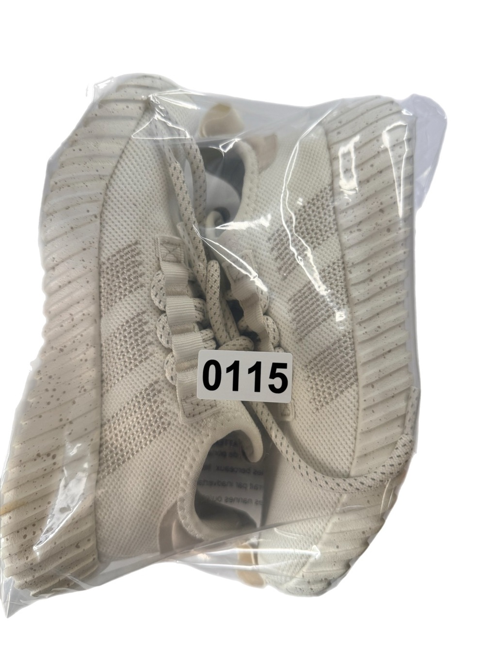 Adidas Kaptir Flow Off White Wonder Beige Womens Athletic‎ Sneaker Size 6 - Picture 10 of 10